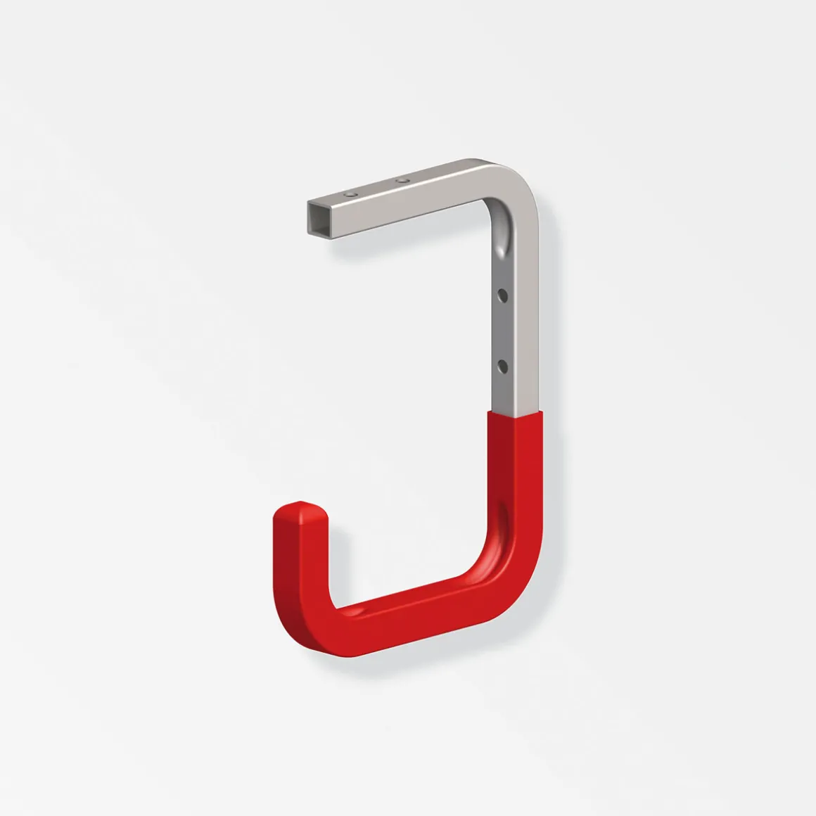 MyTool Wand- und Deckenhaken 115 mm gummiert rot