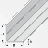MyTool Winkel 19,5 mm 1m gleichschenklig weiß