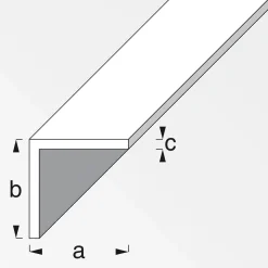MyTool Winkel 20 x 20 x 1,5 mm 1m schwarz