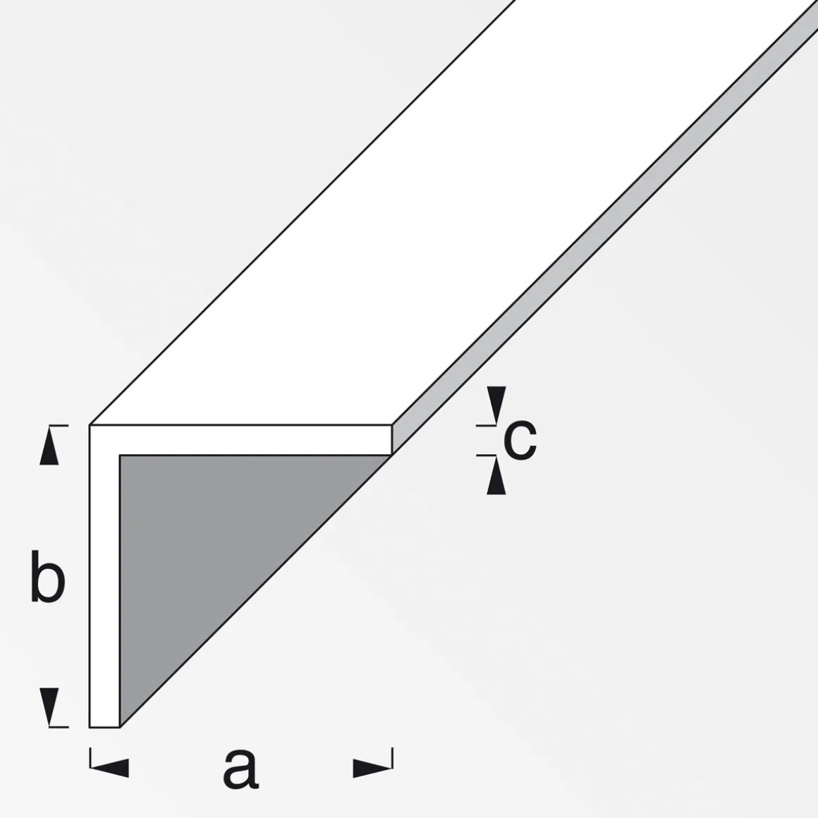 MyTool Winkel 30 x 30 x 2,0 mm 1m silber-eloxiert