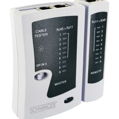 Netzwerkkabeltester f. RJ45 und RJ11