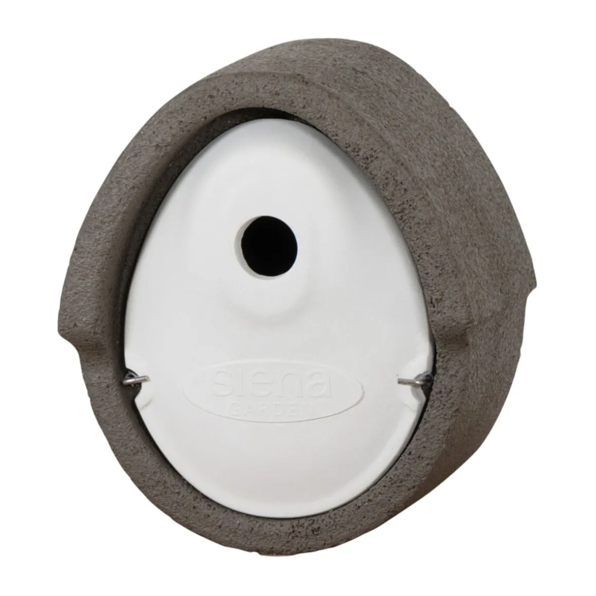 Nistkasten oval, grau