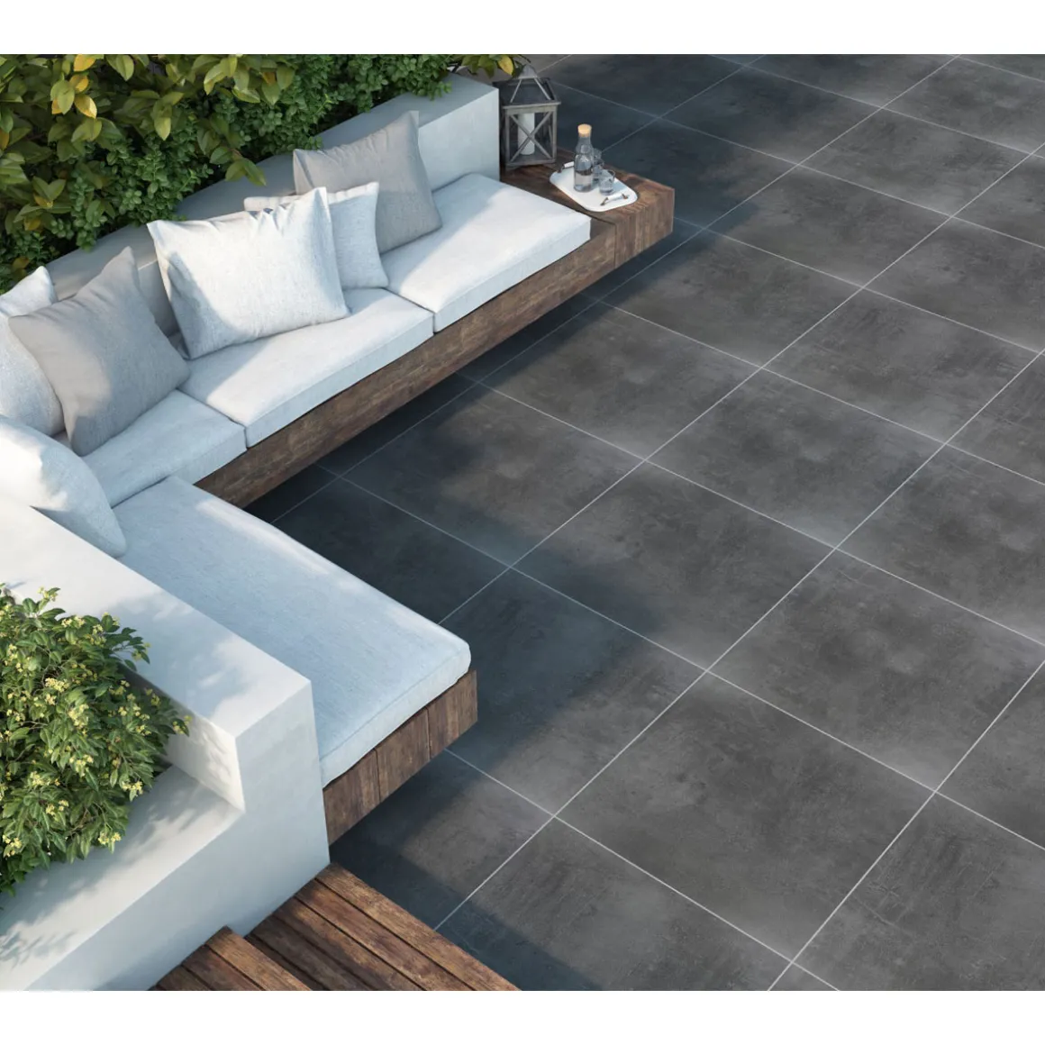 No.1 Tile Urban Pro Graphite 2cm 60x60x2cm Eingef AB4 R11 REK FS 32