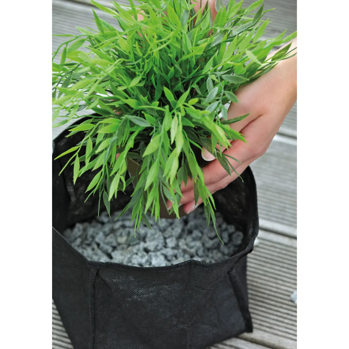 Oase Pflanzkorb Textil viereckig 18 cm Teich- u Gartenbepflanzung