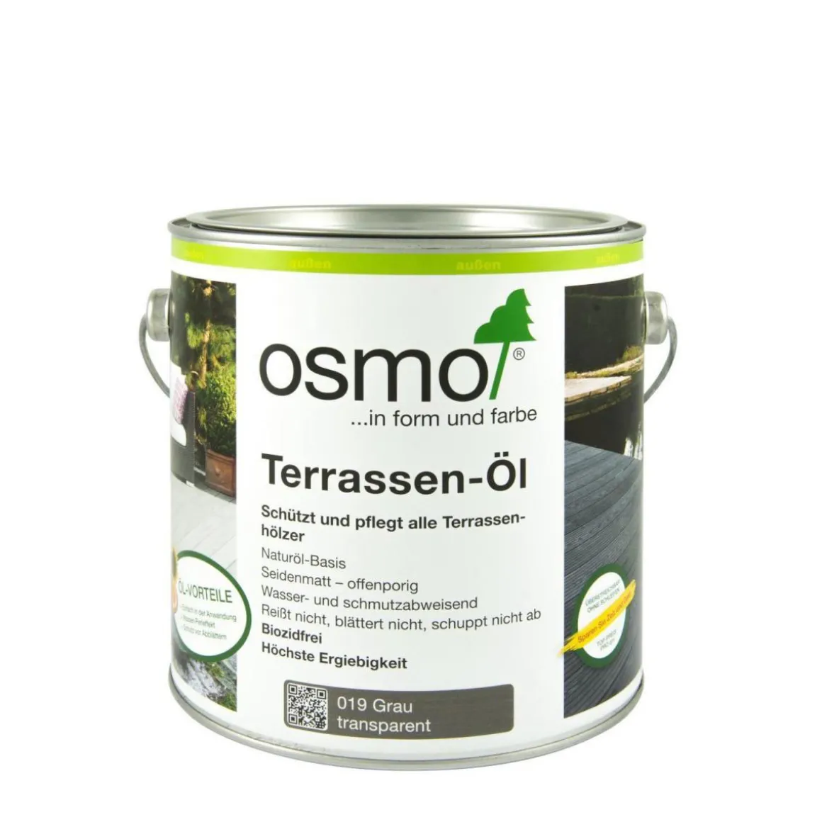 Osmo Terrassen-Öl Grau 2,5 L