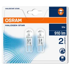 Osram Halogenleuchte warmweiÃŸ GY6.35 50W Energieklasse C