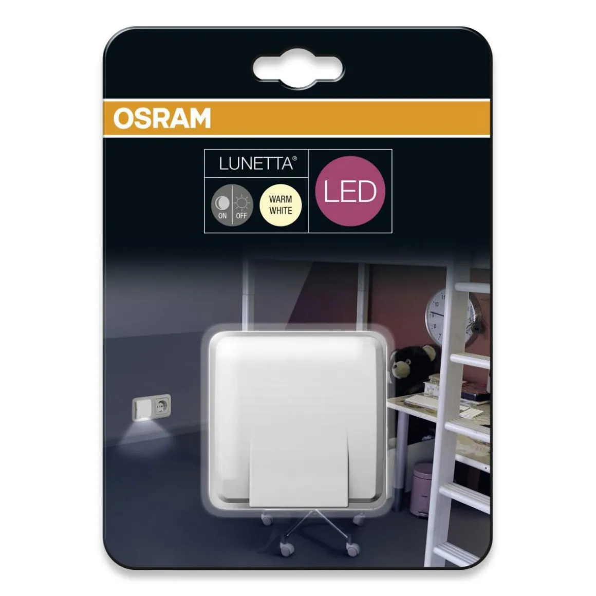 Osram LED-Nachtlicht Lunetta Slim weiß