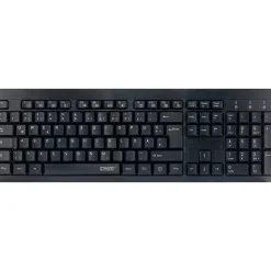 PC Tastatur kabellos schwarz