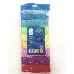 Peggy-Perfect Mikrofasertücher Multicolor 8 Stück bunt