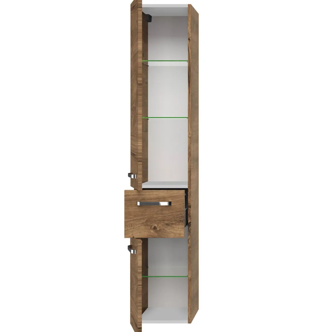 Pelipal Hochschrank Asti braun 30 x 16,8 x 33 cm