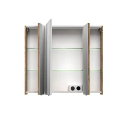 Pelipal Spiegelschrank Asti braun 82 x 1,6 x 26,5 cm