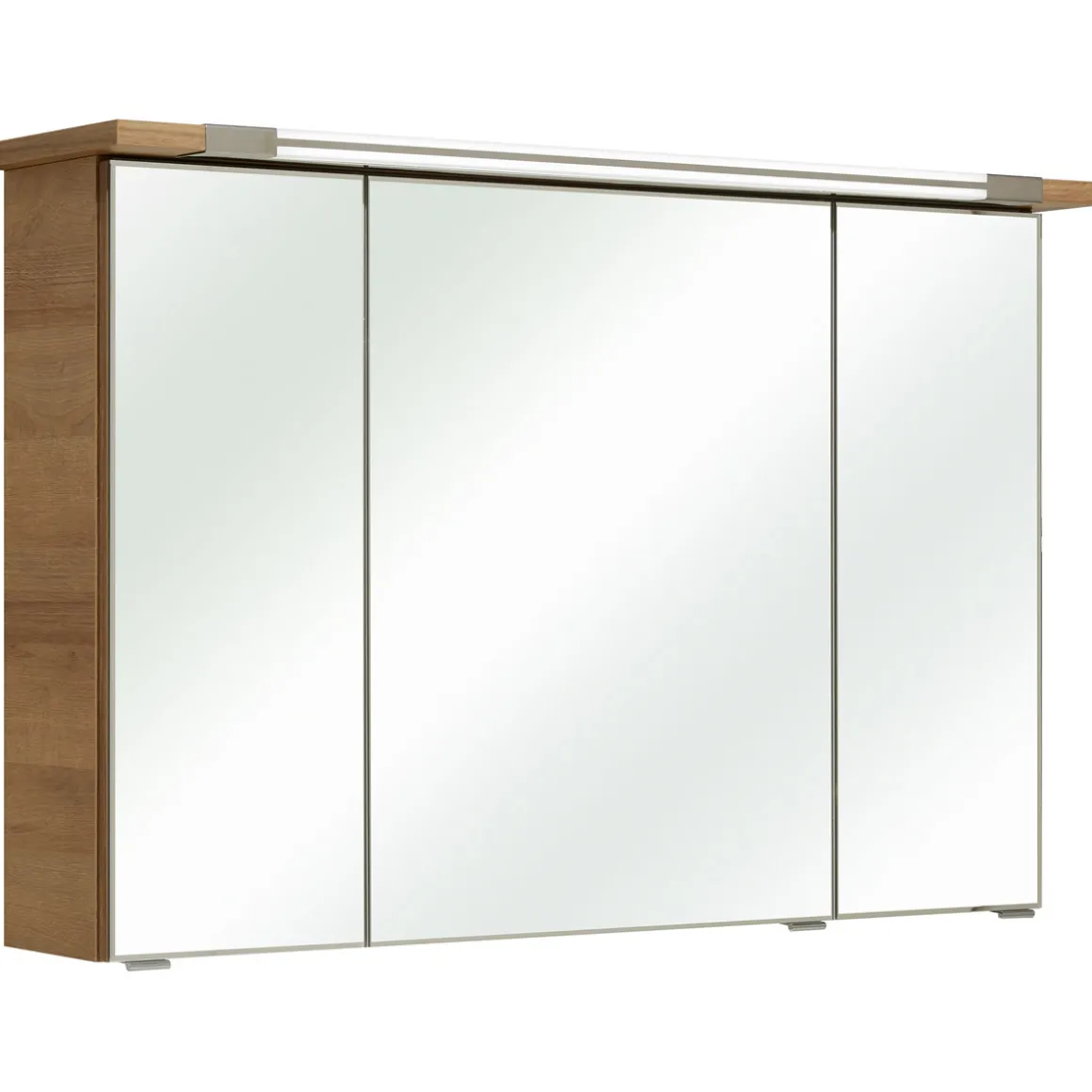 Pelipal Spiegelschrank Trentino Eiche inkl LED-Aufbauleuchte