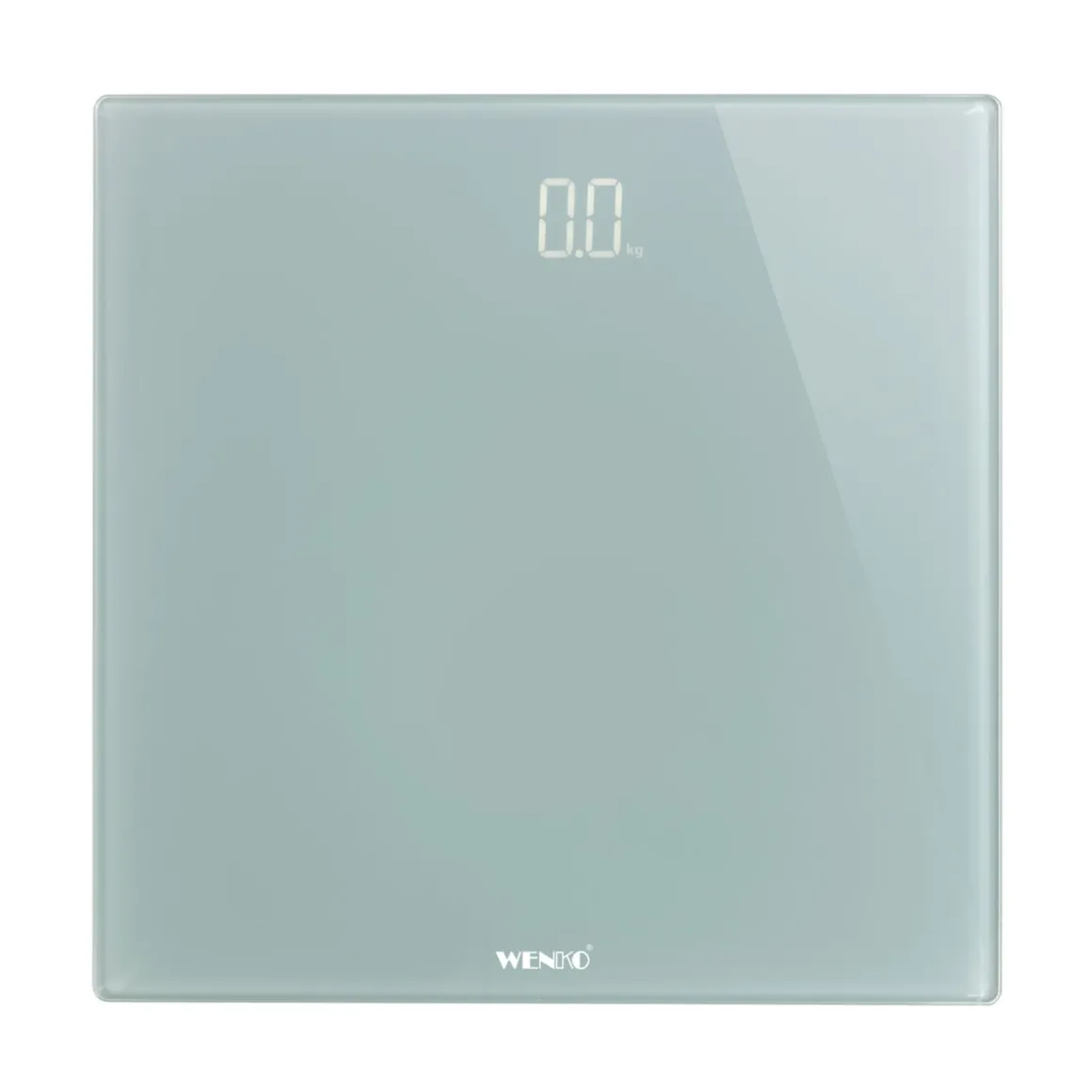 Personenwaage LED 30x30cm grau