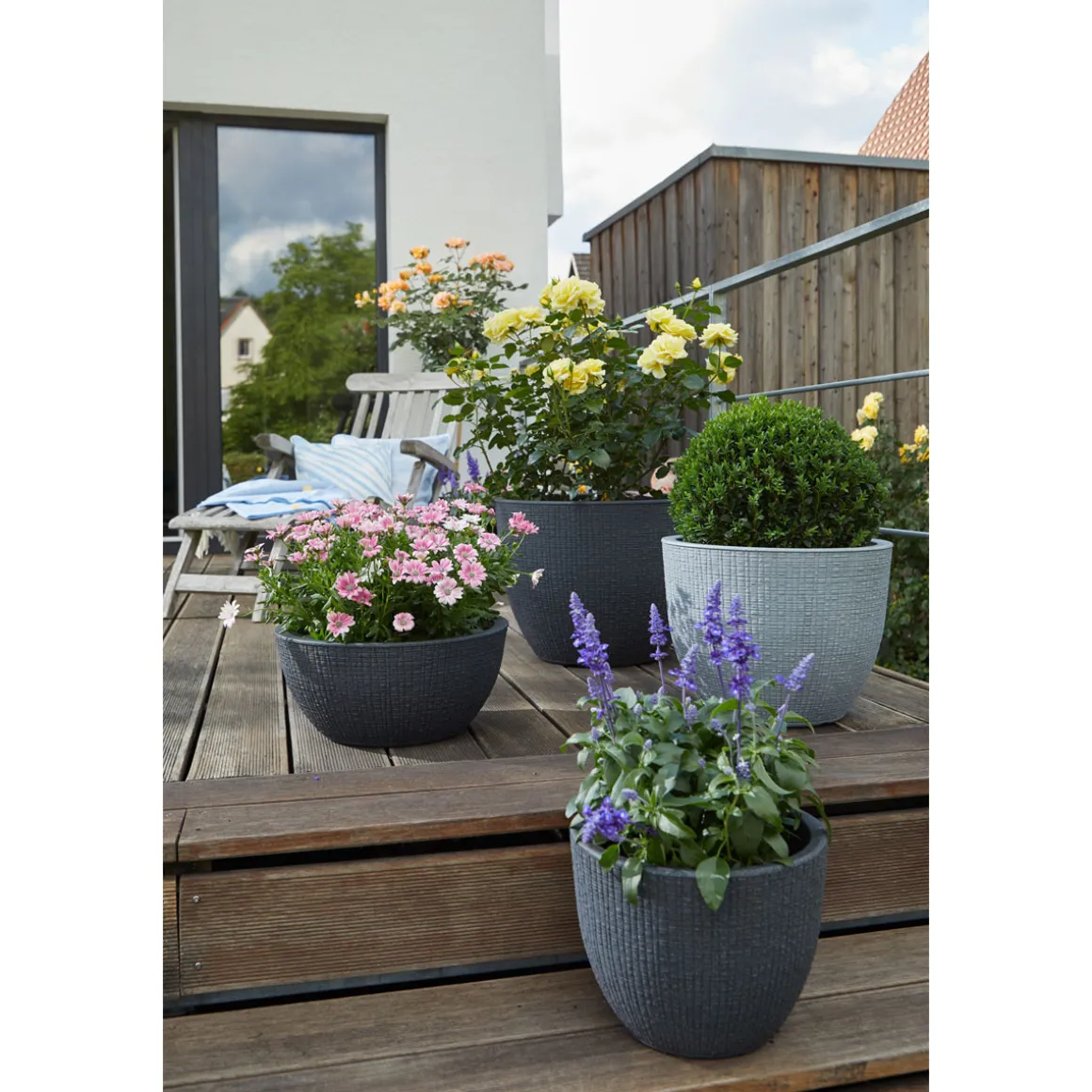 Pflanzgefaess 47/295 Barceo Stony black