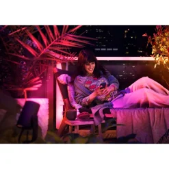 Philips Hue LED-Außenleuchte Lily 19,4 x 8,4 x 7 cm schwarz