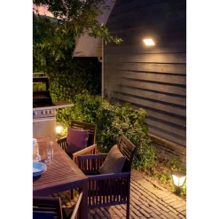 Philips Hue LED-Außenwandleuchte Welcome schwarz