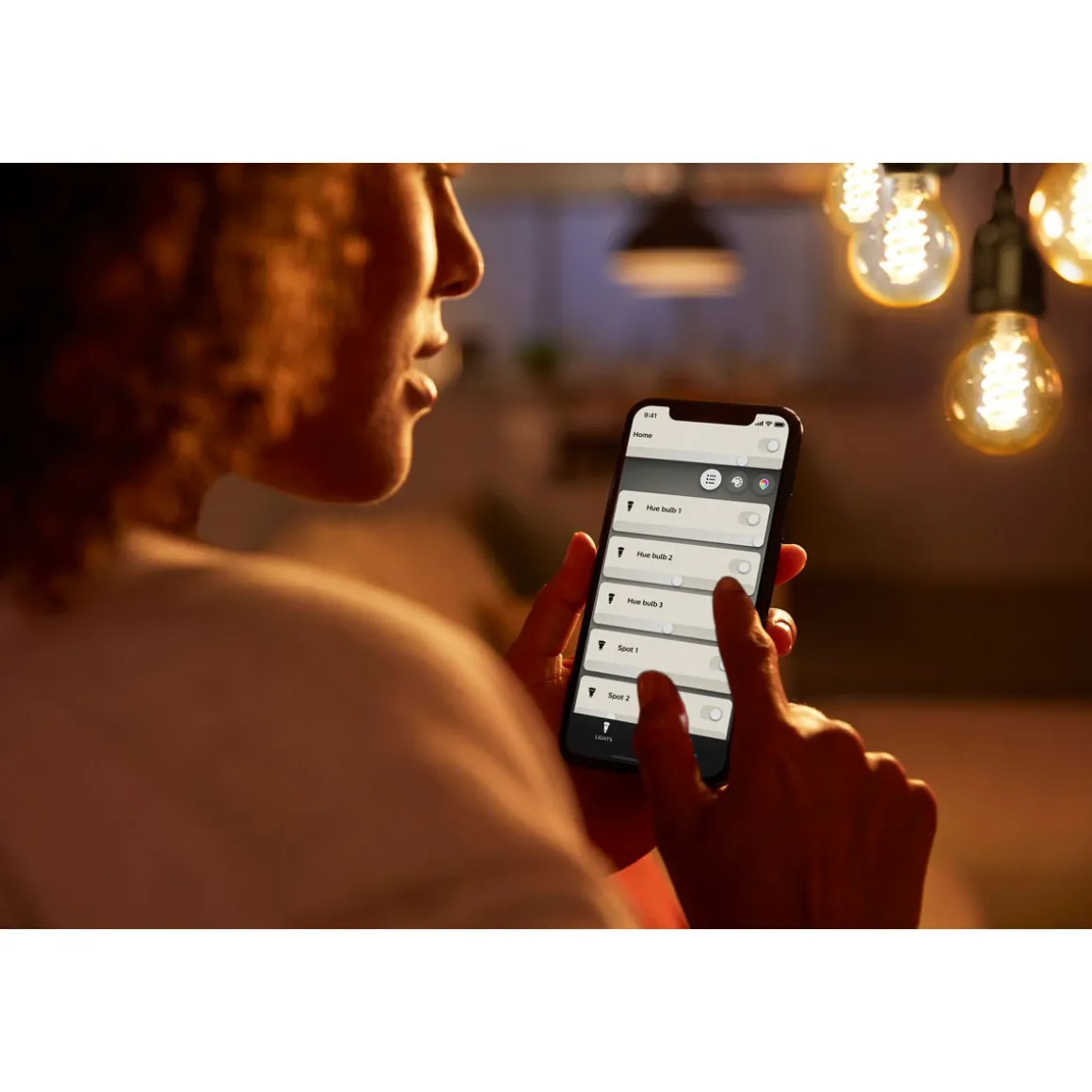 Philips Hue LED-Edison-Leuchtmittel White Filament E27 7W