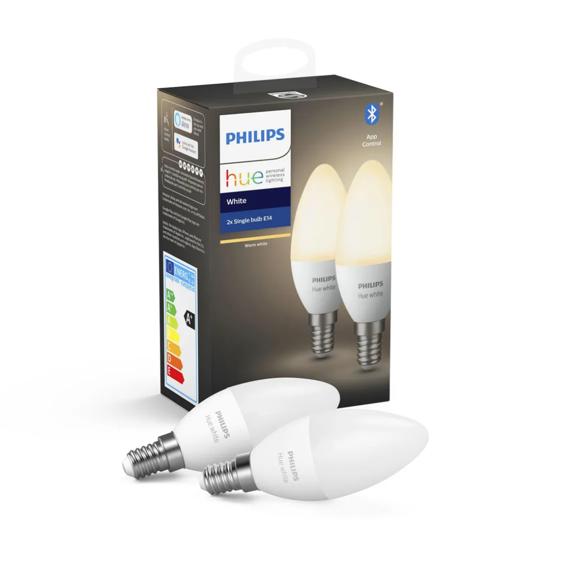 Philips Hue LED-Kerze White 5,5W 2 Stück