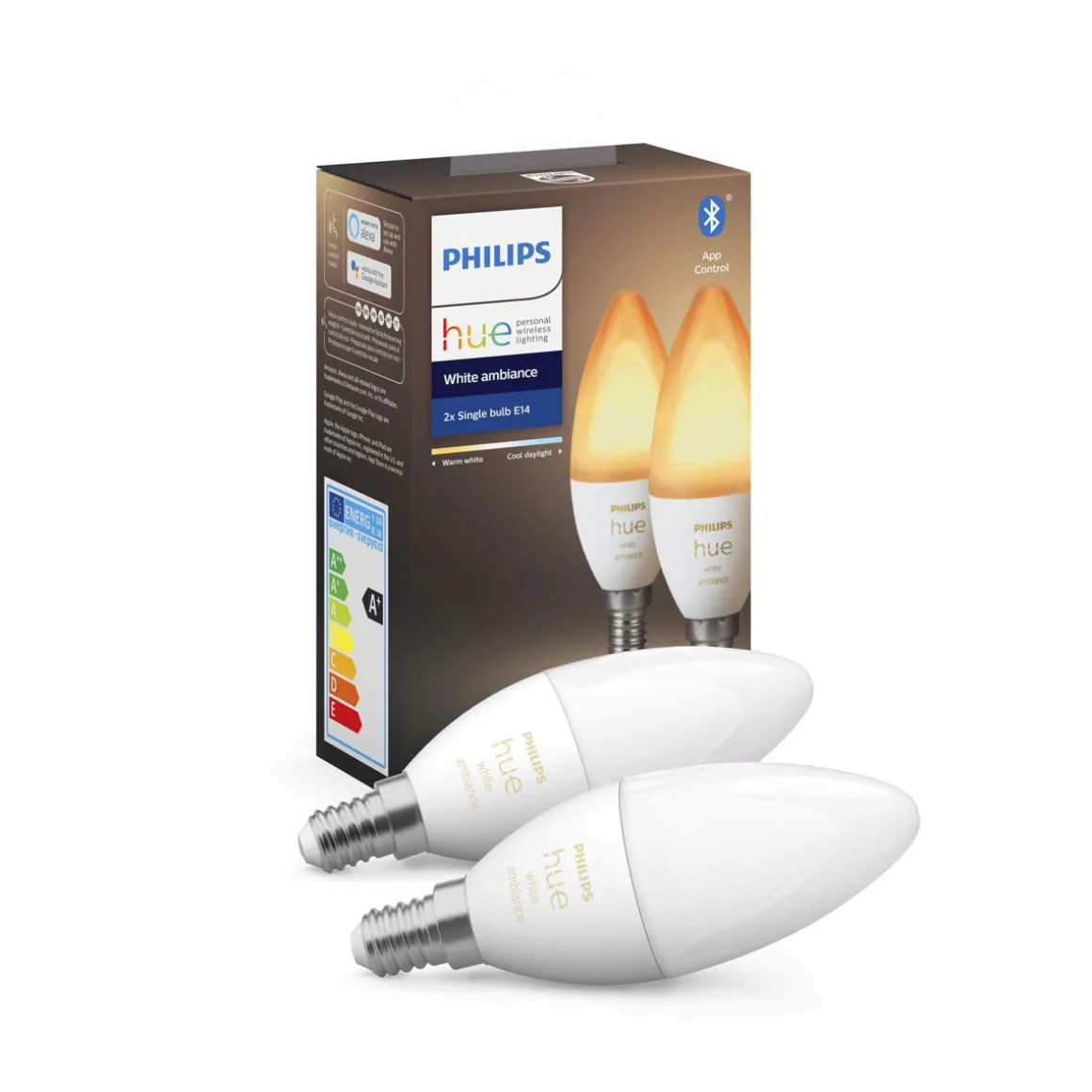 Philips Hue LED-Kerze White 5,2W 2 Stück