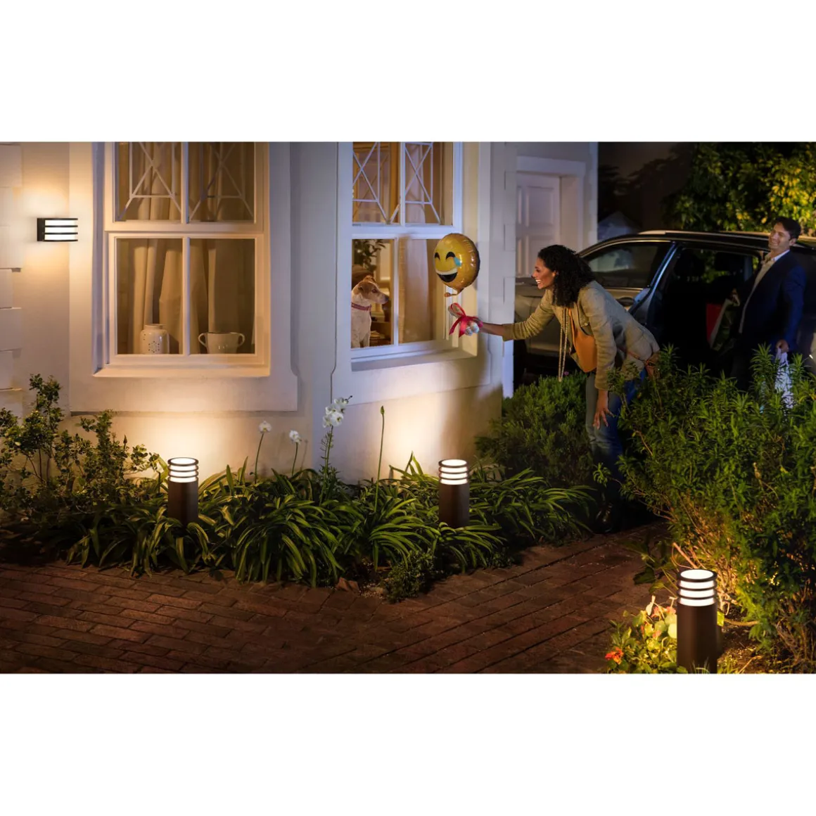 Philips Hue LED-Wandleuchte Lucca anthrazit