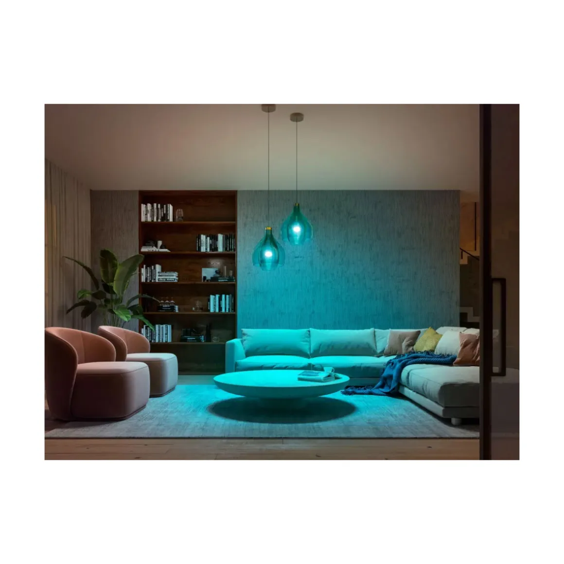 Philips Hue Starter-Set White und Color Ambiance 2 x LED-Lampe E27 Bridge Dimmschalter Smart Plug