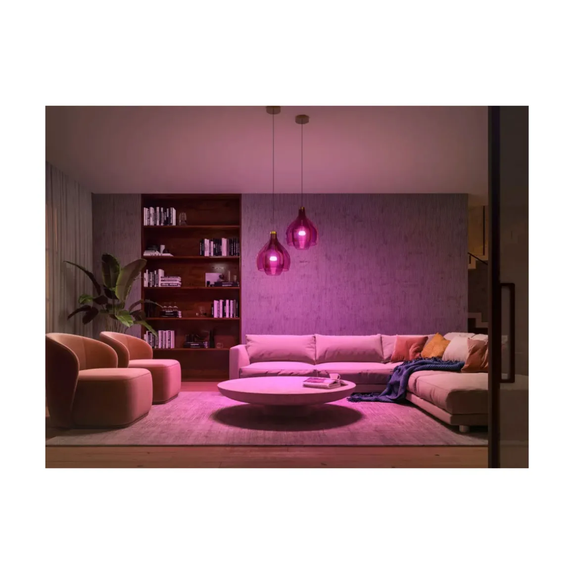 Philips Hue Starter-Set White und Color Ambiance 2 x LED-Lampe E27 Bridge Dimmschalter Smart Plug