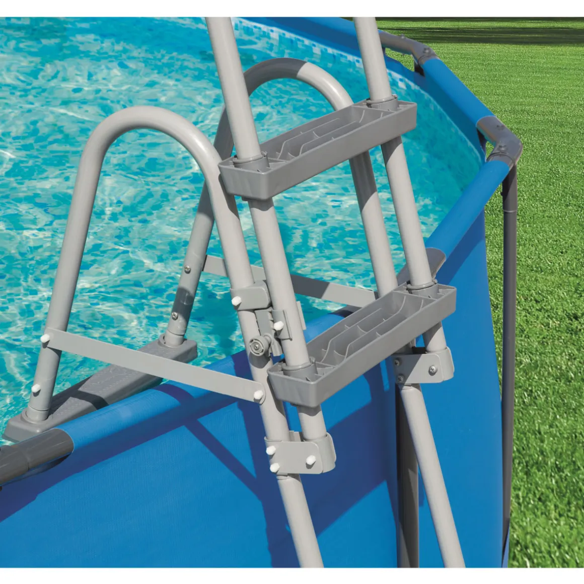 Pool-Sicherheitsleiter für Wandhöhe 107 - 122 cm