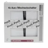 PROFI-PACK-SET Aus-/Wechselschalter Melbourne ultrawei Serie 702