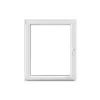 PVC Fenster 71 3-fach Glas 0750/0500LS1flg. DK weiss/weiss