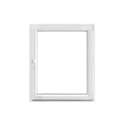 PVC Fenster 71 3-fach Glas 0750/1000RS1flg. DK weiss/weiss