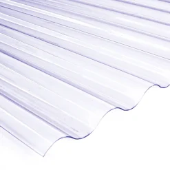 PVC-Wellpappe Sinus transparent 200 x 90 cm