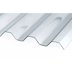 PVC Wellplatte Trapez klar 200 x 90 cm