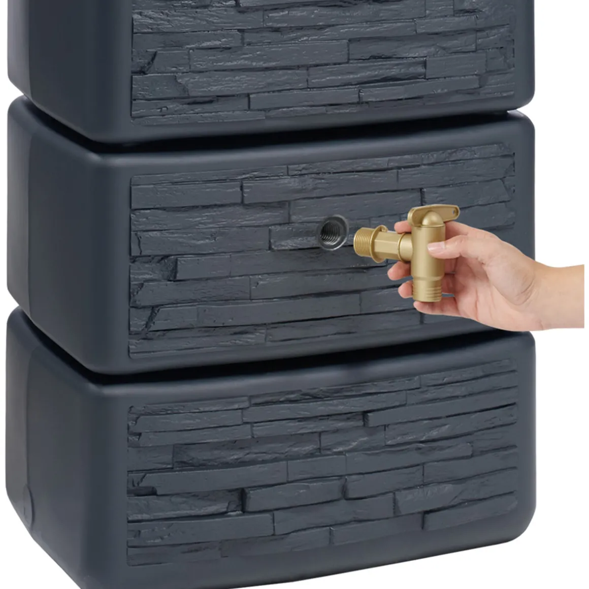 4rainWandtank SLIM STONE 330 L