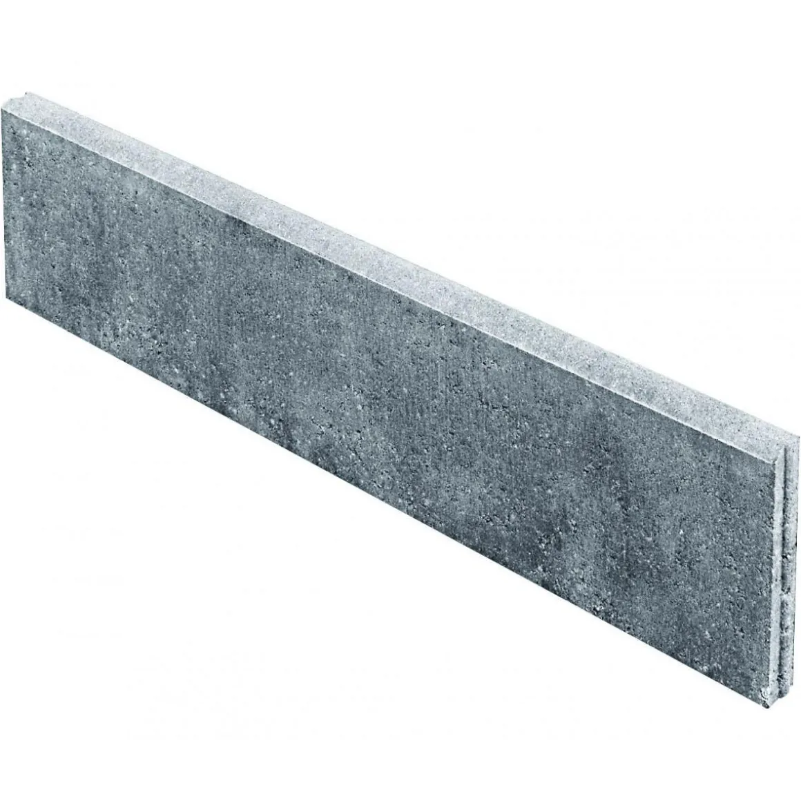 Rasenbord, grau mit Nut und Feder100x25x5 cm
