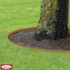 Rasenkante Corten 118 x 13 cm rostoptik