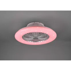 Reality LED-Deckenleuchte Stralsund mit Ventilator weiß