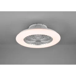 Reality LED-Deckenleuchte Stralsund mit Ventilator weiß
