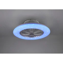Reality LED-Deckenleuchte Stralsund mit Ventilator weiß