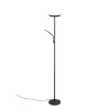 Reality LED Stehleuchte SPECTER schwarz mit Lesearm