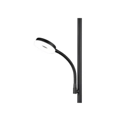 Reality LED Stehleuchte SPECTER schwarz mit Lesearm