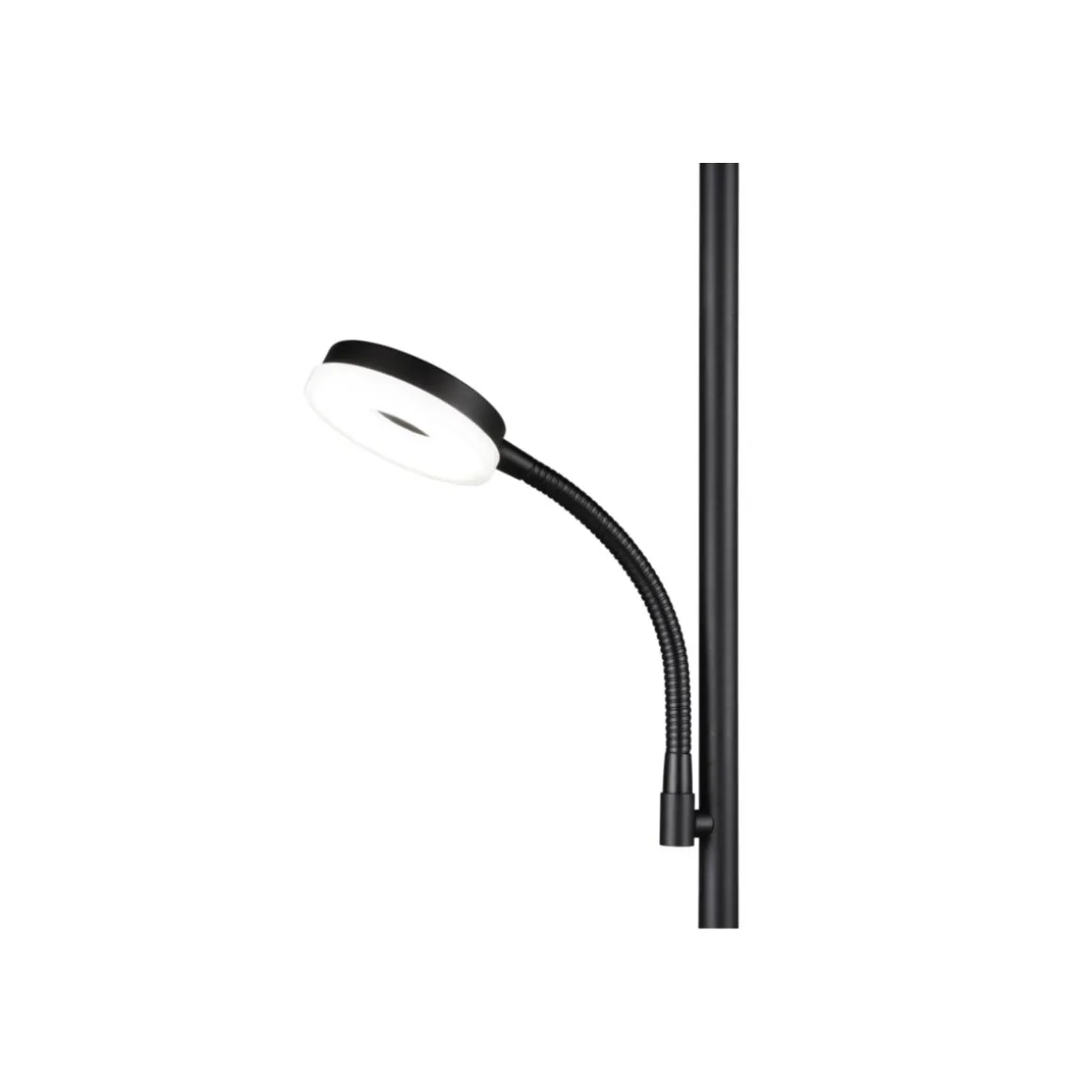 Reality LED Stehleuchte SPECTER schwarz mit Lesearm