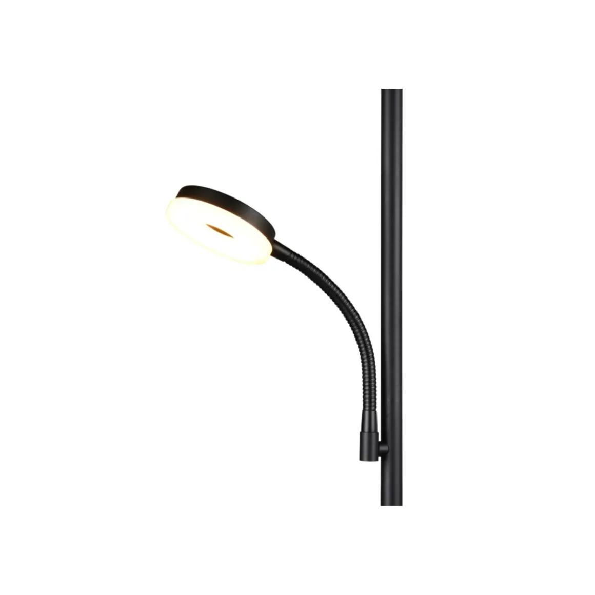 Reality LED Stehleuchte SPECTER schwarz mit Lesearm