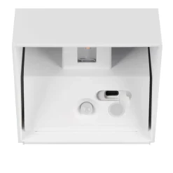 Reality LED Wandleuchte GENIE weiß eckig