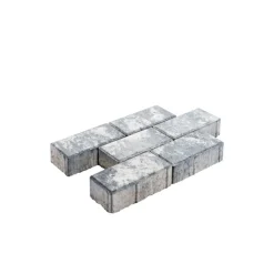 Rechteckpflaster 20x10 cm, 6 cm starkGrau-Anthrazit-Melange, 50St/qm incl. 2
