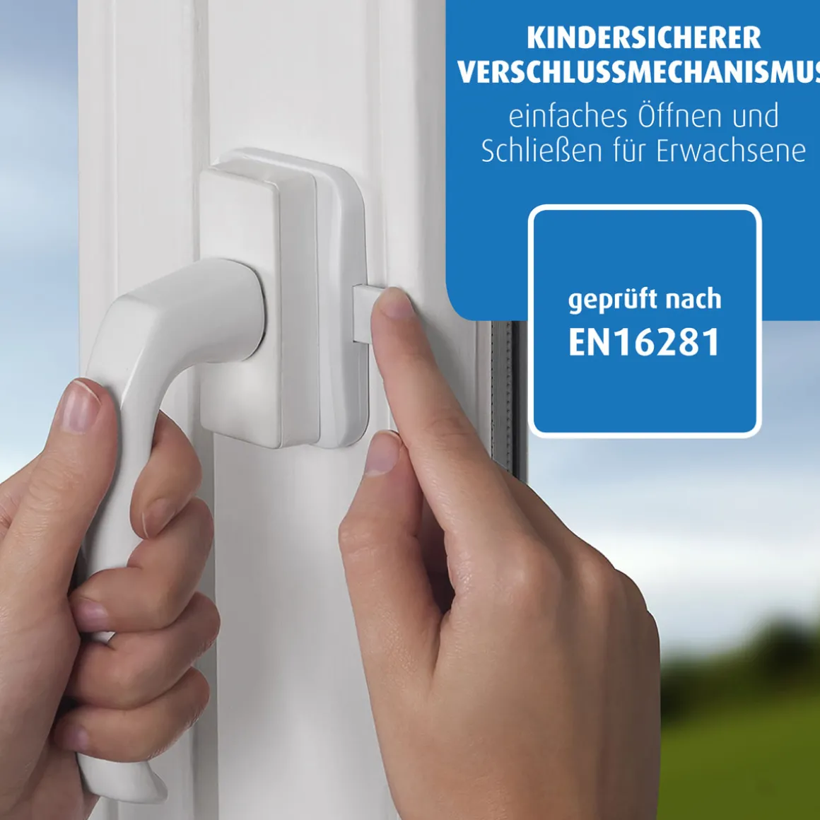 Reer Fenster- und Balkontürsicherung WinLock weiß