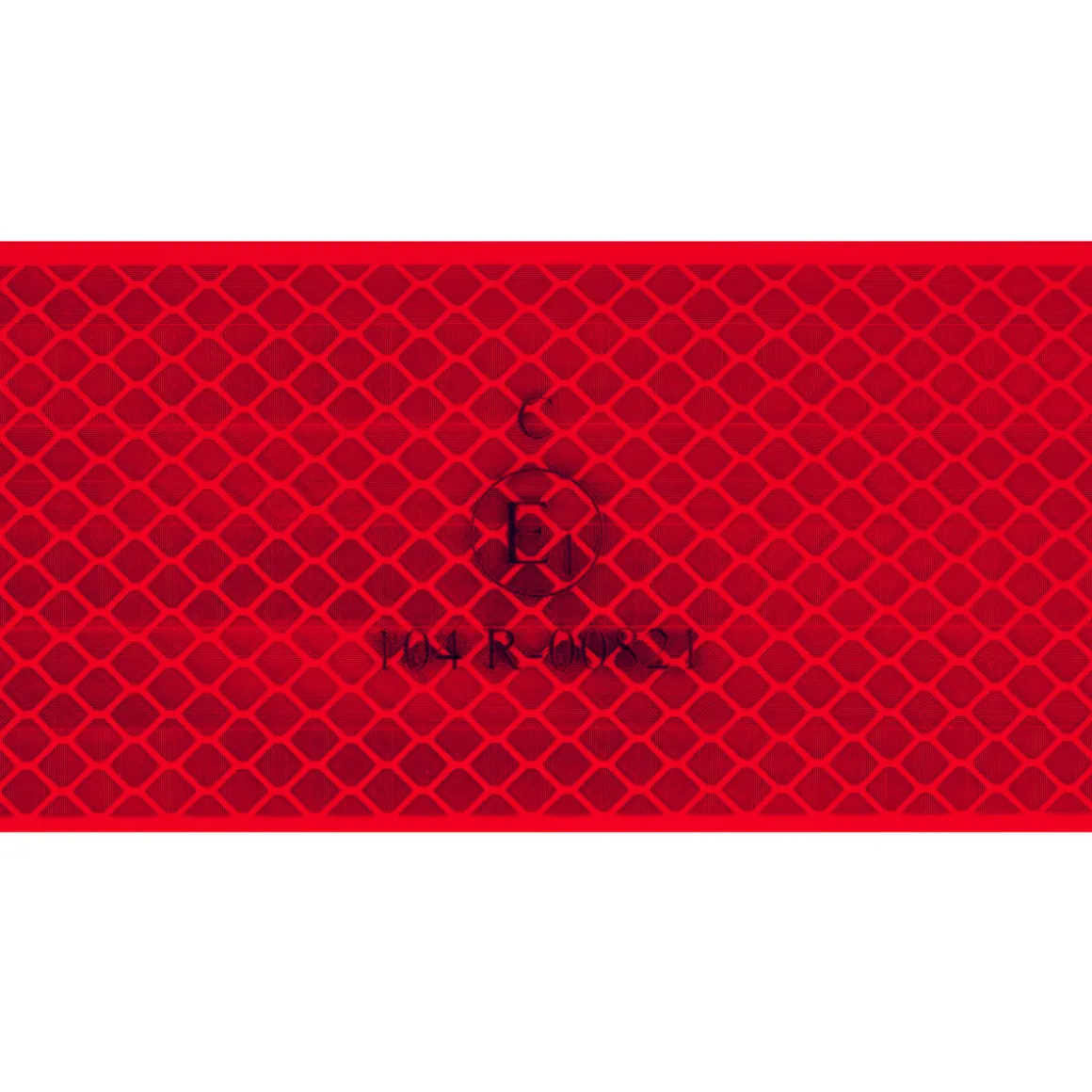 Reflektorband selbstklebend rot 2 m