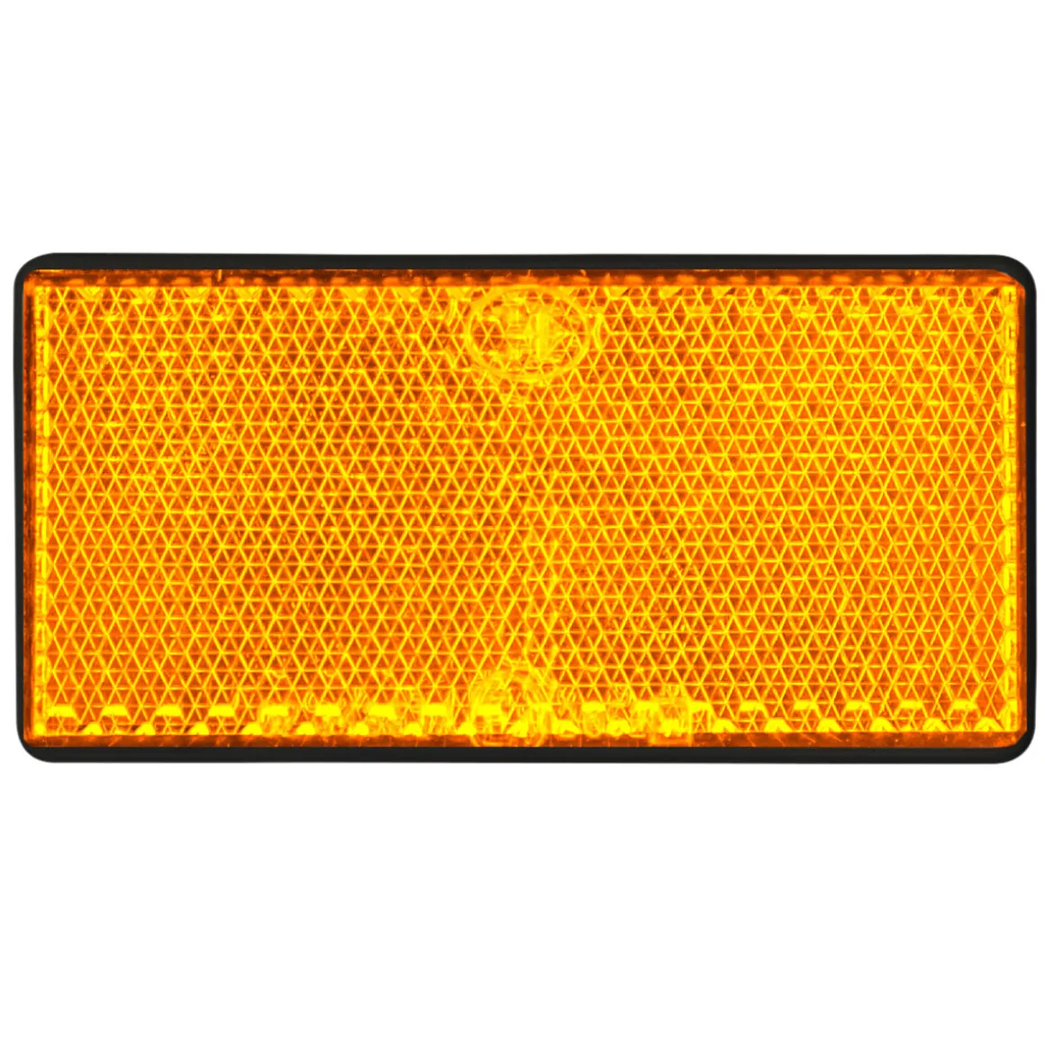Reflektor orange viereckig 2 Stueck