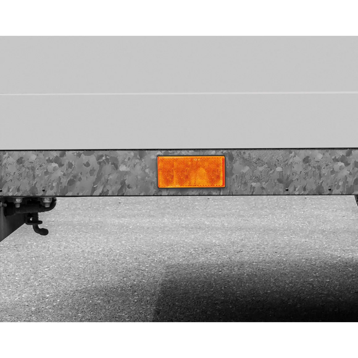 Reflektor orange viereckig 2 Stueck