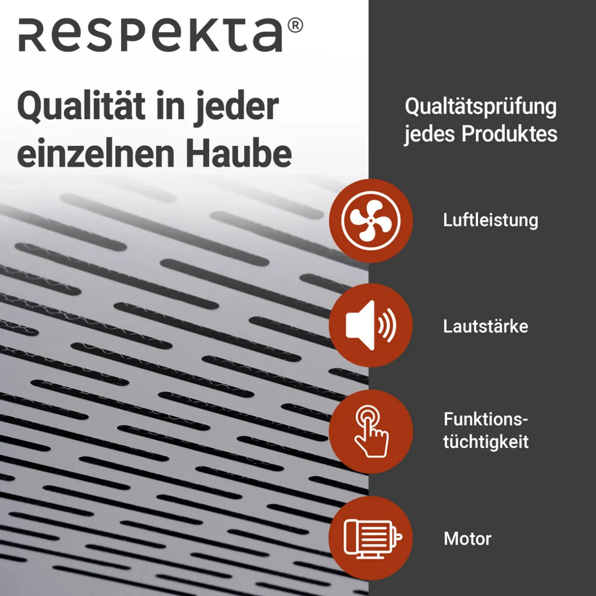 respekta Dunstabzugshaube DH540IXL inox