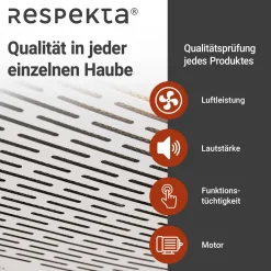 respekta Dunstabzugshaube DH520WL weiss
